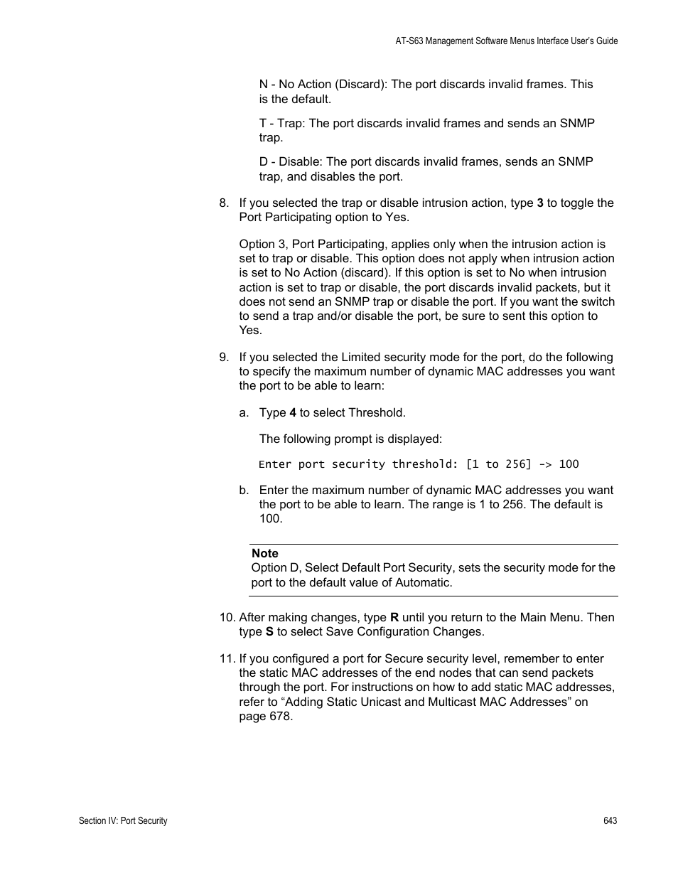 Allied Telesis AT-S63 User Manual | Page 643 / 822