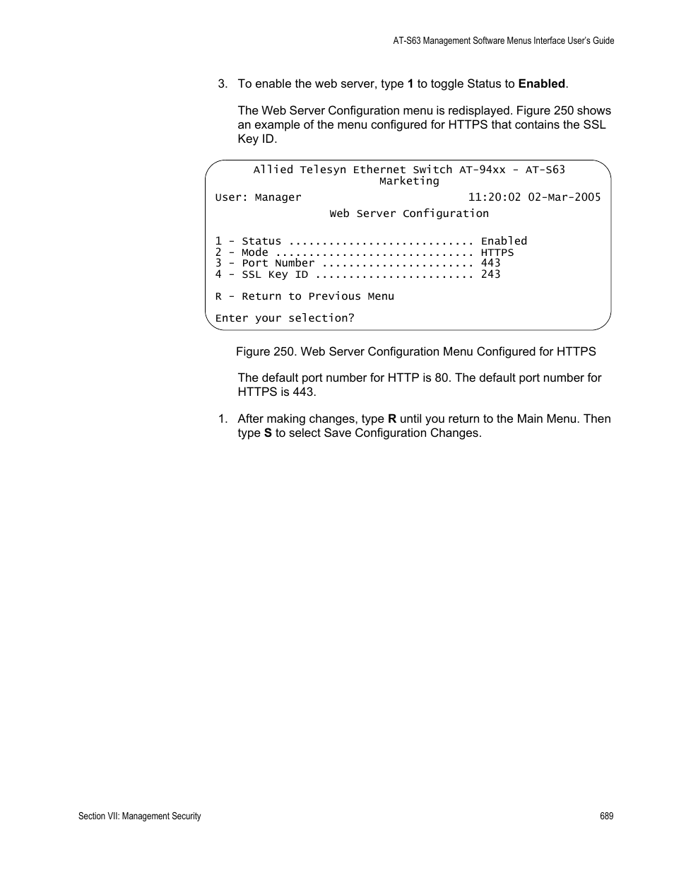 Allied Telesis AT-S63 User Manual | Page 689 / 822