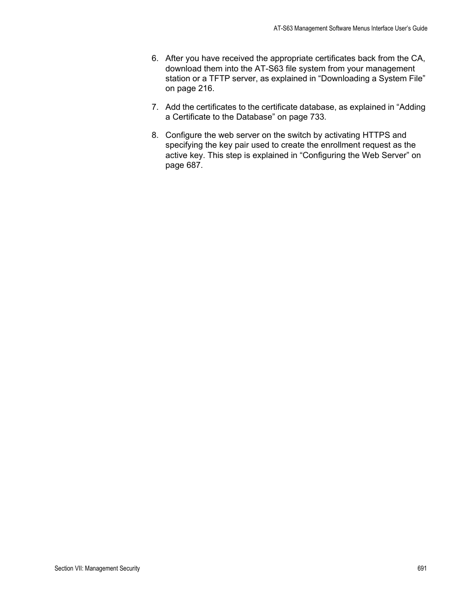 Allied Telesis AT-S63 User Manual | Page 691 / 822