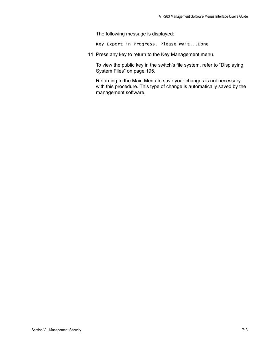 Allied Telesis AT-S63 User Manual | Page 713 / 822
