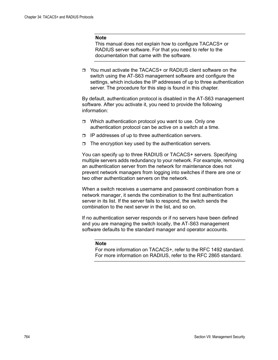 Allied Telesis AT-S63 User Manual | Page 764 / 822