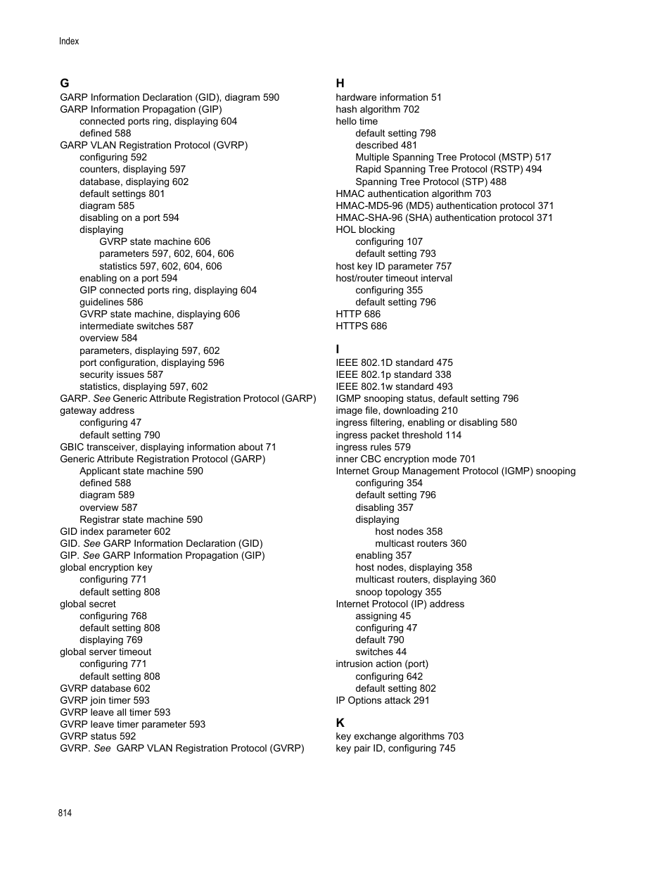 Allied Telesis AT-S63 User Manual | Page 814 / 822