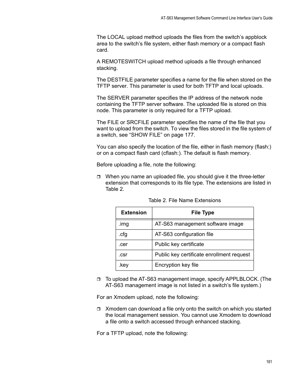 Allied Telesis AT-S63 User Manual | Page 181 / 562