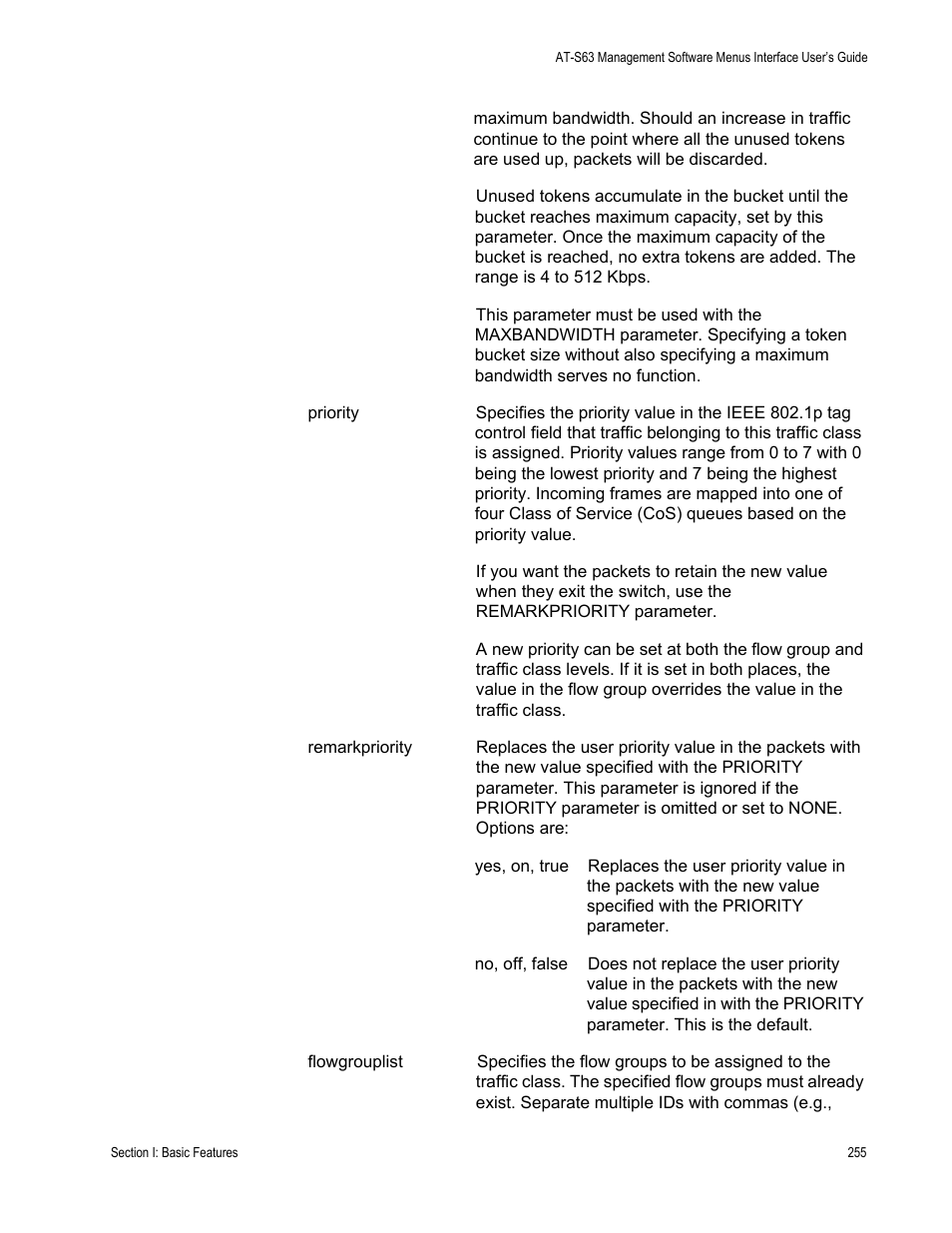 Allied Telesis AT-S63 User Manual | Page 255 / 562
