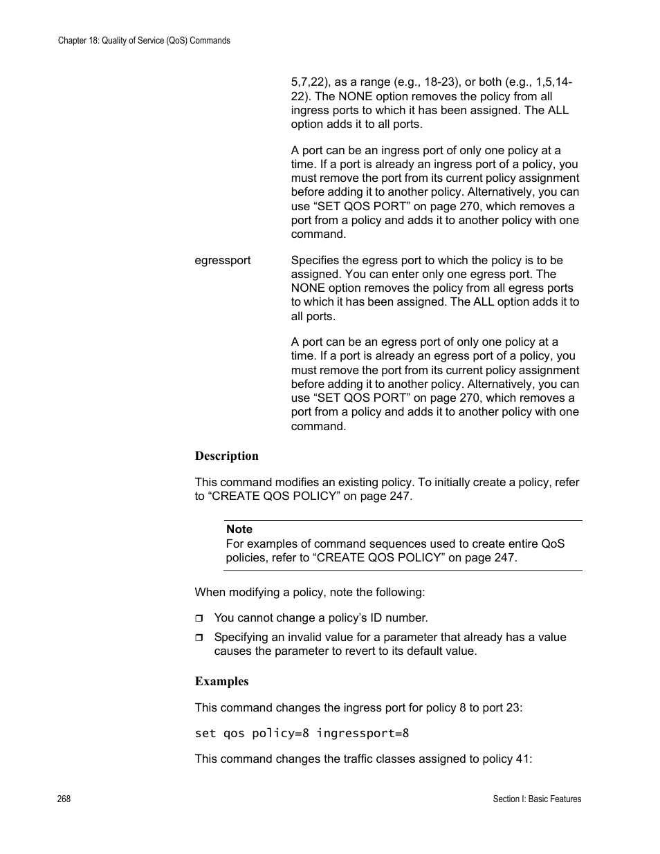 Description, Examples | Allied Telesis AT-S63 User Manual | Page 268 / 562