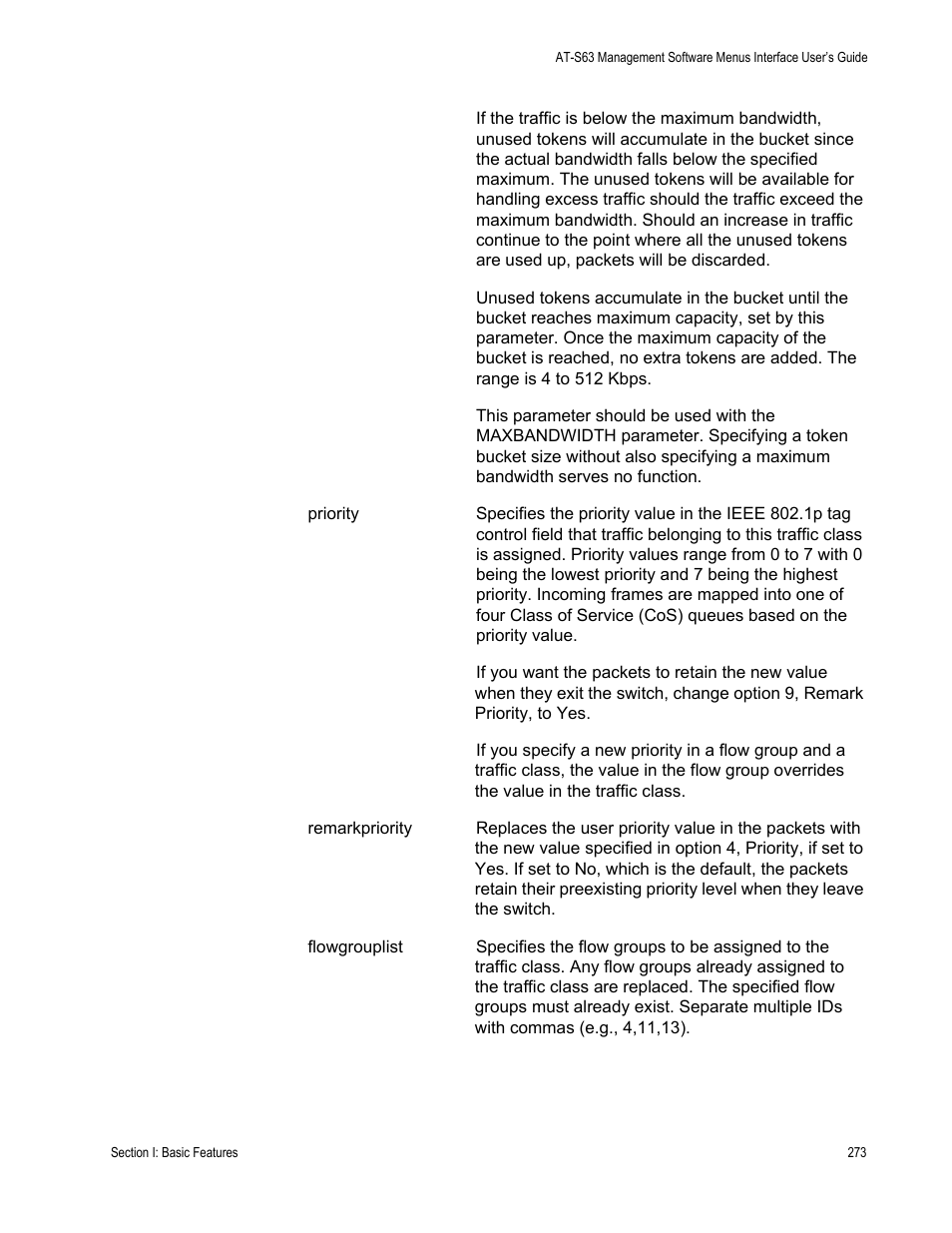 Allied Telesis AT-S63 User Manual | Page 273 / 562