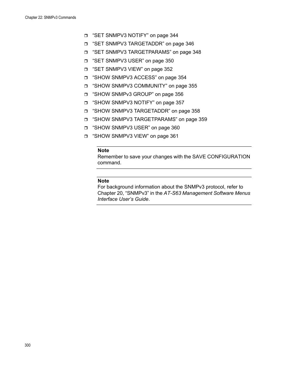Allied Telesis AT-S63 User Manual | Page 300 / 562