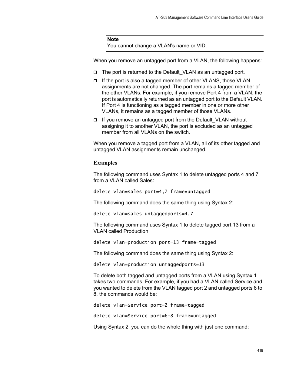 Examples | Allied Telesis AT-S63 User Manual | Page 419 / 562