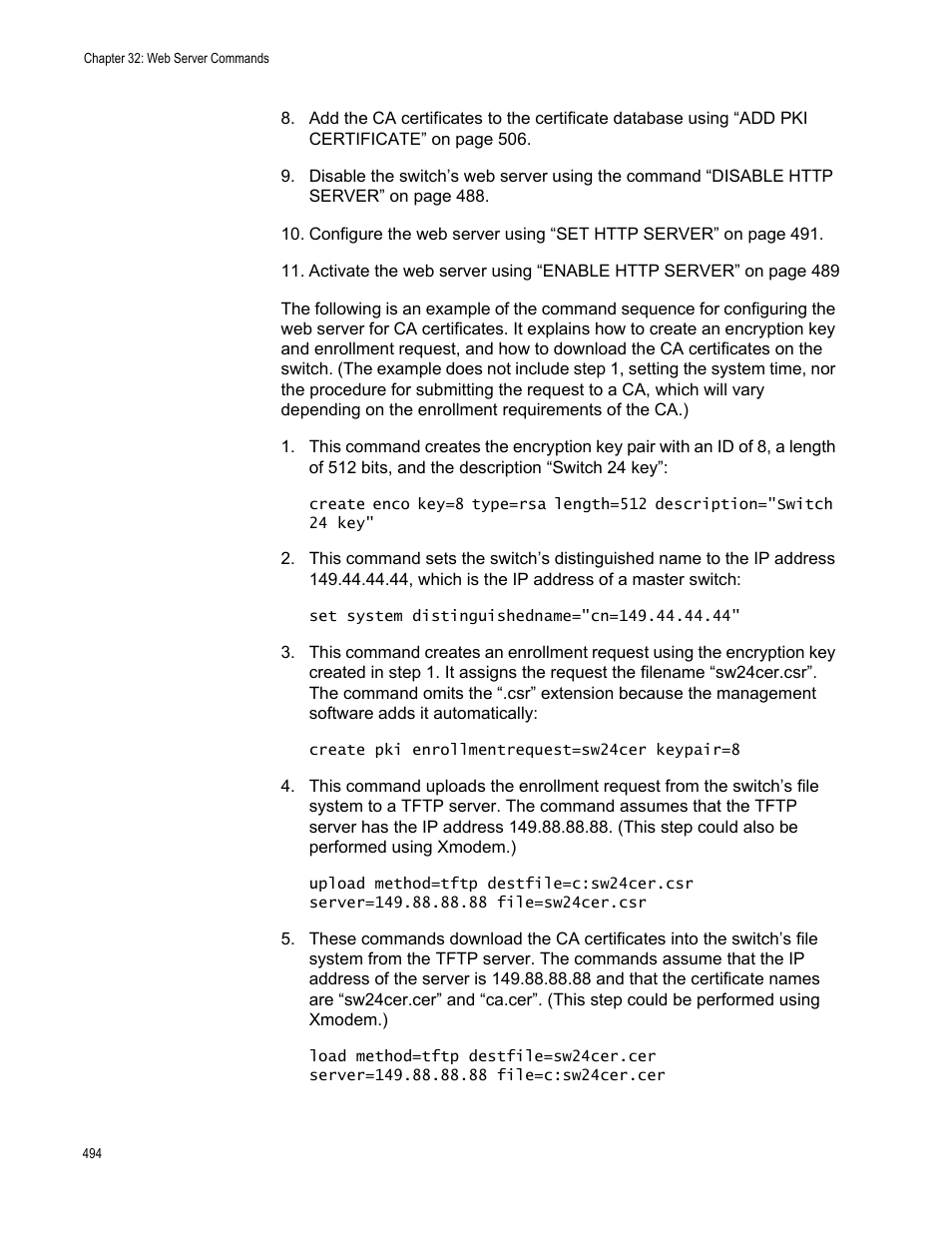 Allied Telesis AT-S63 User Manual | Page 494 / 562