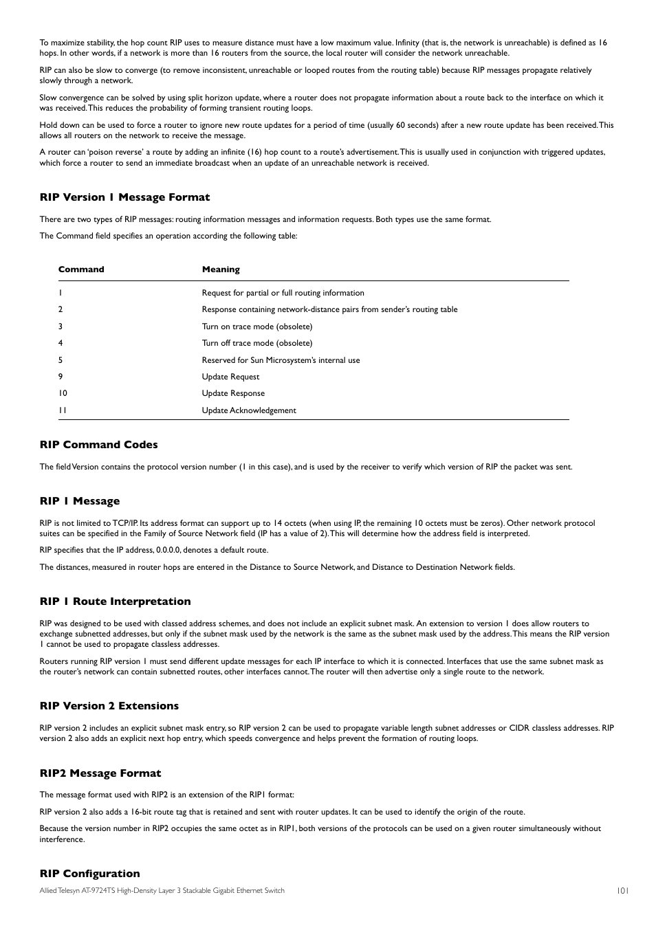 Allied Telesis AT-9724TS User Manual | Page 102 / 197