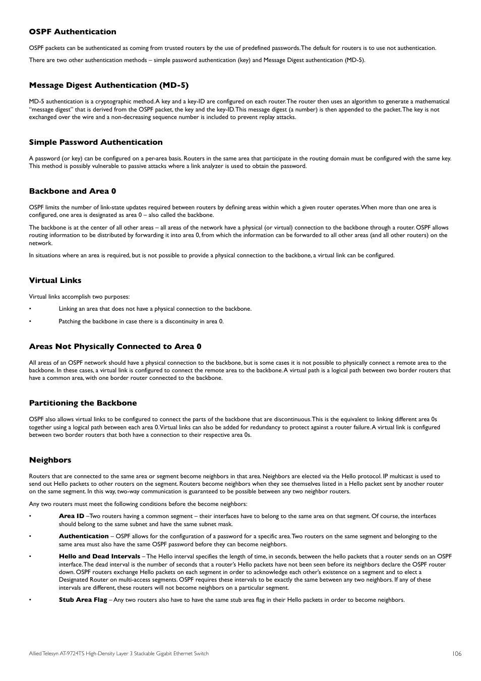 Allied Telesis AT-9724TS User Manual | Page 107 / 197