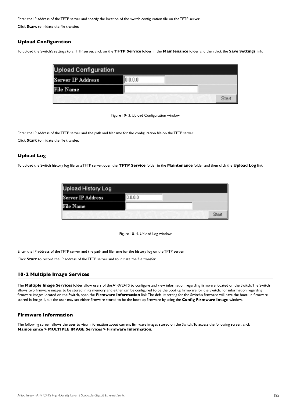 Allied Telesis AT-9724TS User Manual | Page 186 / 197