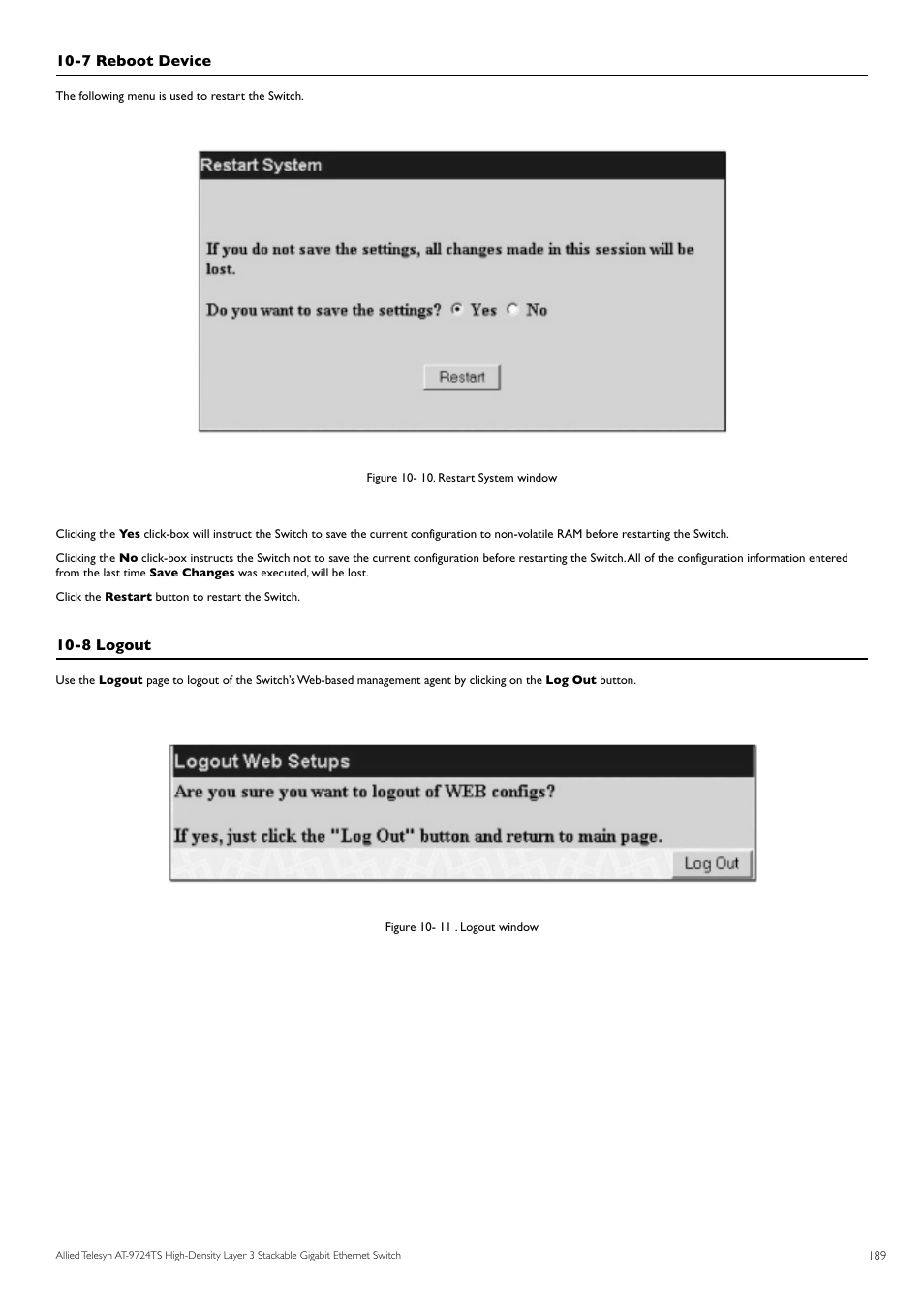 Allied Telesis AT-9724TS User Manual | Page 190 / 197