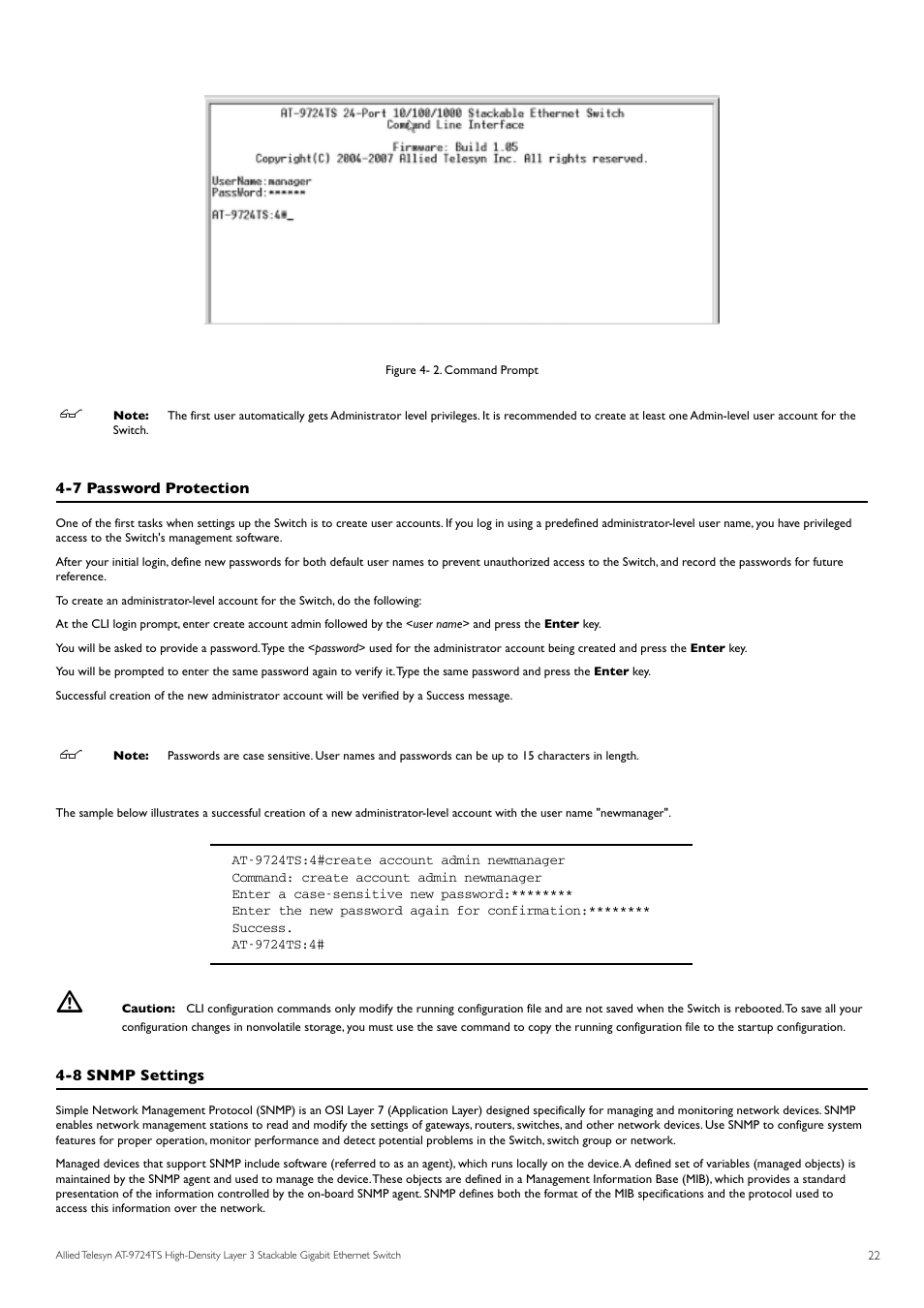 Allied Telesis AT-9724TS User Manual | Page 23 / 197