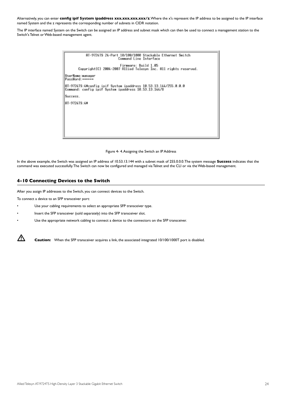 Allied Telesis AT-9724TS User Manual | Page 25 / 197