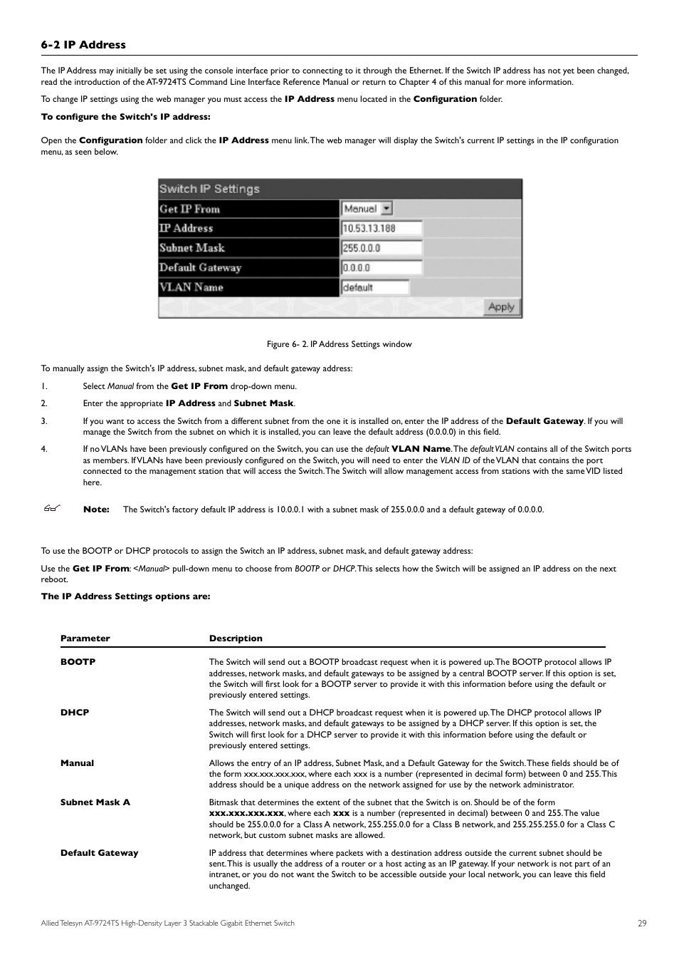 2 ip address | Allied Telesis AT-9724TS User Manual | Page 30 / 197