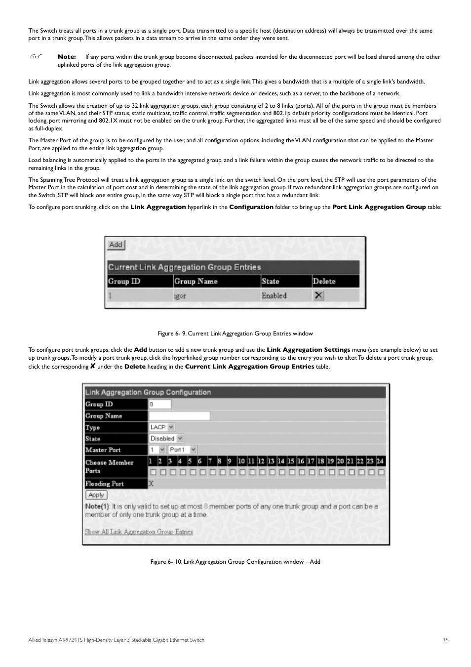 Allied Telesis AT-9724TS User Manual | Page 36 / 197