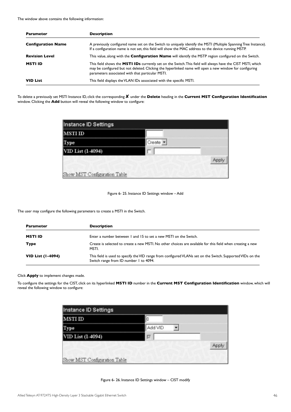 Allied Telesis AT-9724TS User Manual | Page 47 / 197