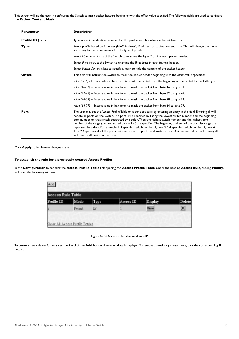 Allied Telesis AT-9724TS User Manual | Page 80 / 197