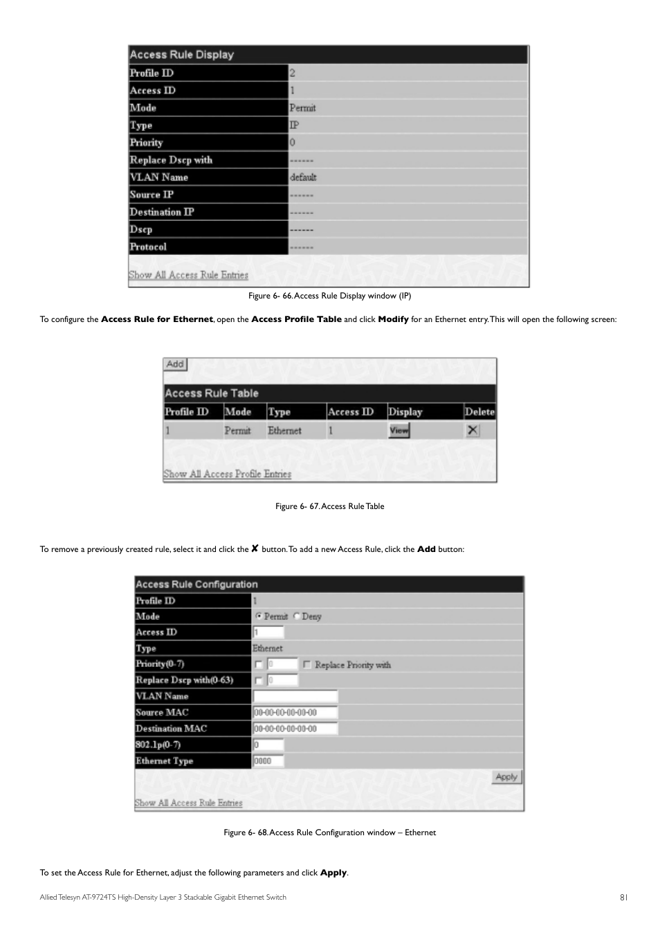 Allied Telesis AT-9724TS User Manual | Page 82 / 197