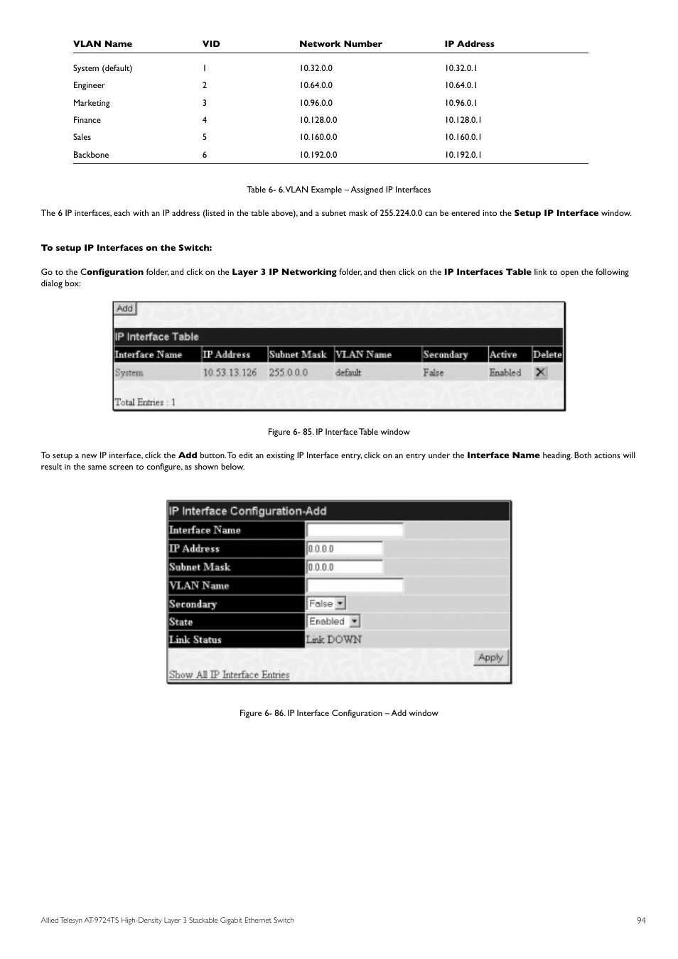 Allied Telesis AT-9724TS User Manual | Page 95 / 197