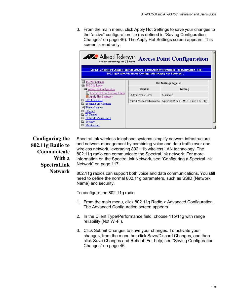 Allied Telesis AT-WA7501 User Manual | Page 109 / 339