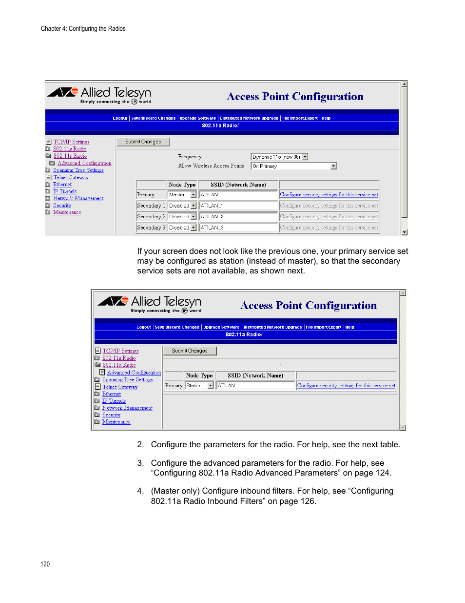 Allied Telesis AT-WA7501 User Manual | Page 120 / 339
