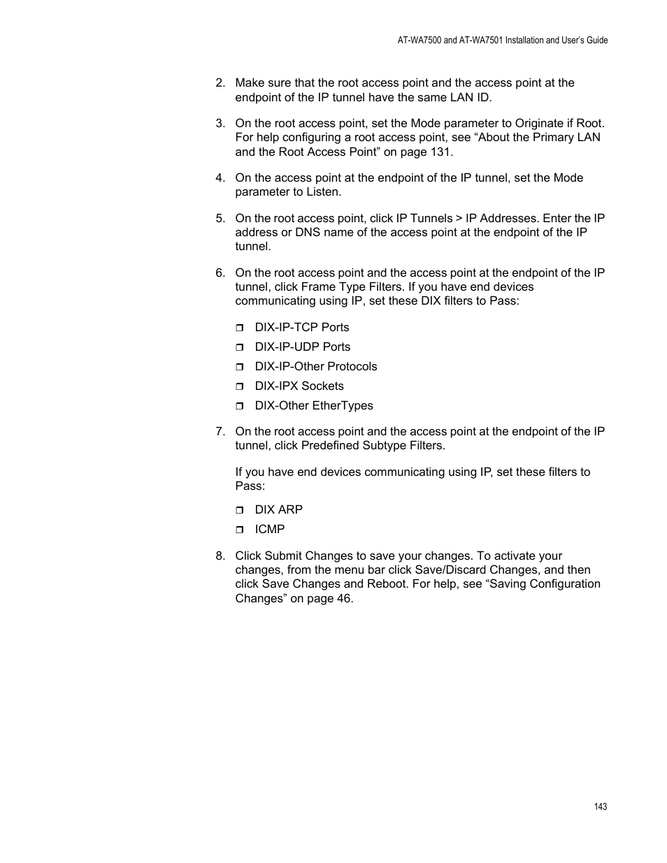Allied Telesis AT-WA7501 User Manual | Page 143 / 339