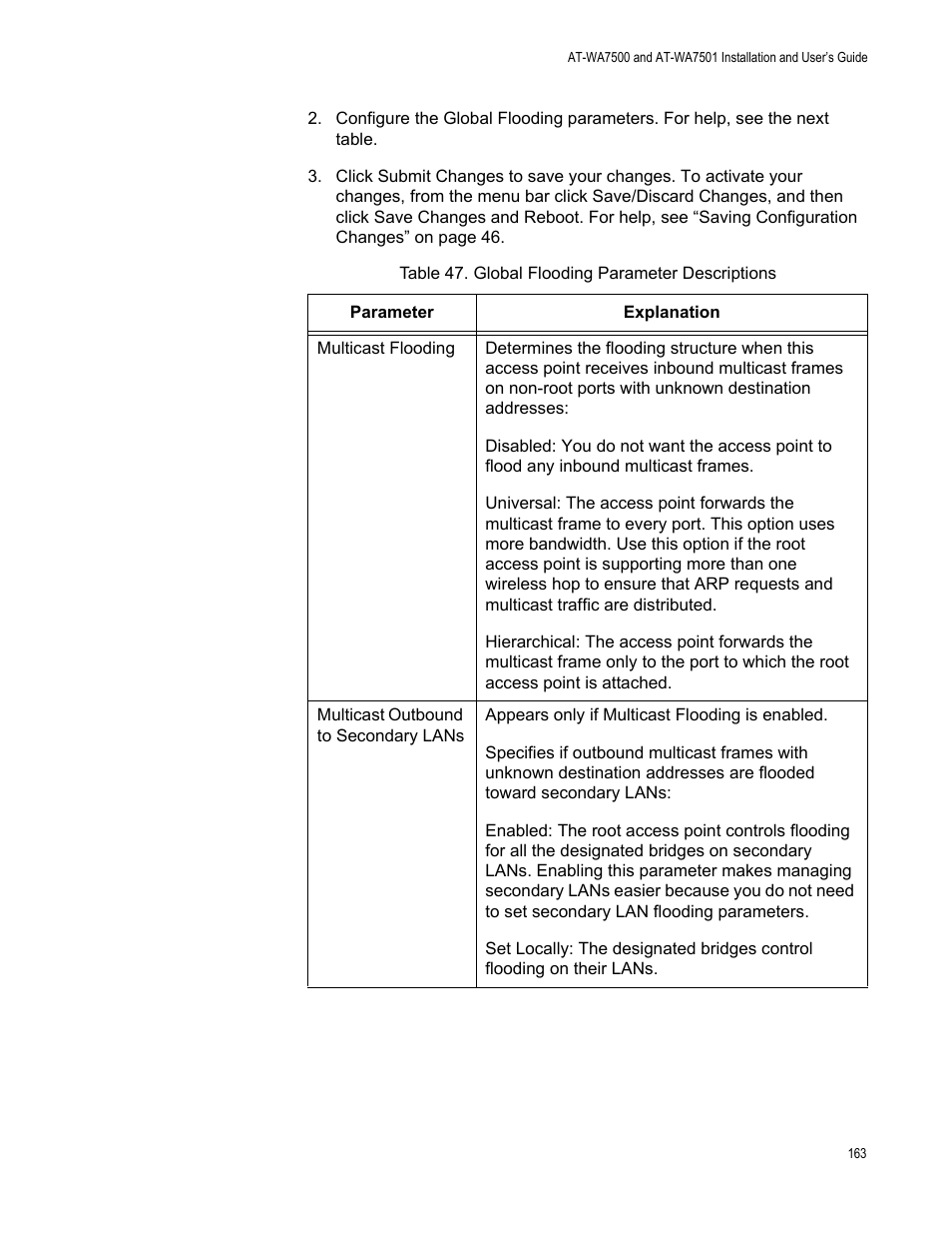 Allied Telesis AT-WA7501 User Manual | Page 163 / 339