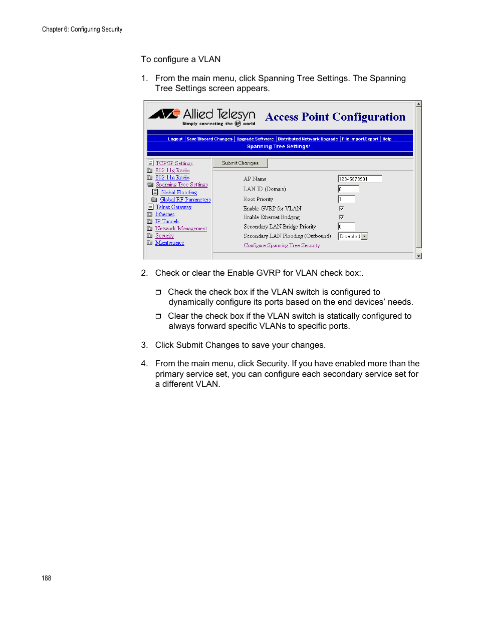 Allied Telesis AT-WA7501 User Manual | Page 188 / 339