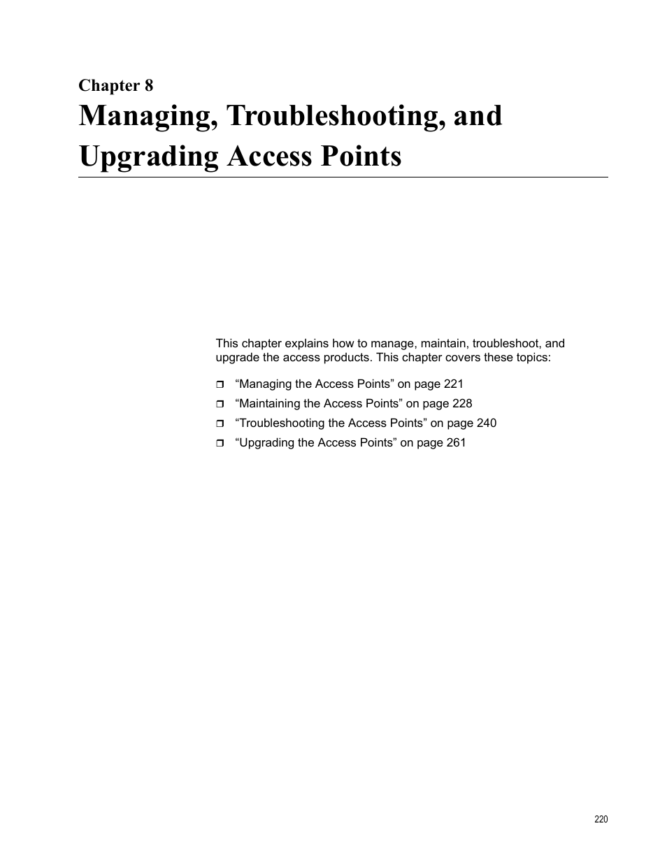 Chapter 8 | Allied Telesis AT-WA7501 User Manual | Page 220 / 339