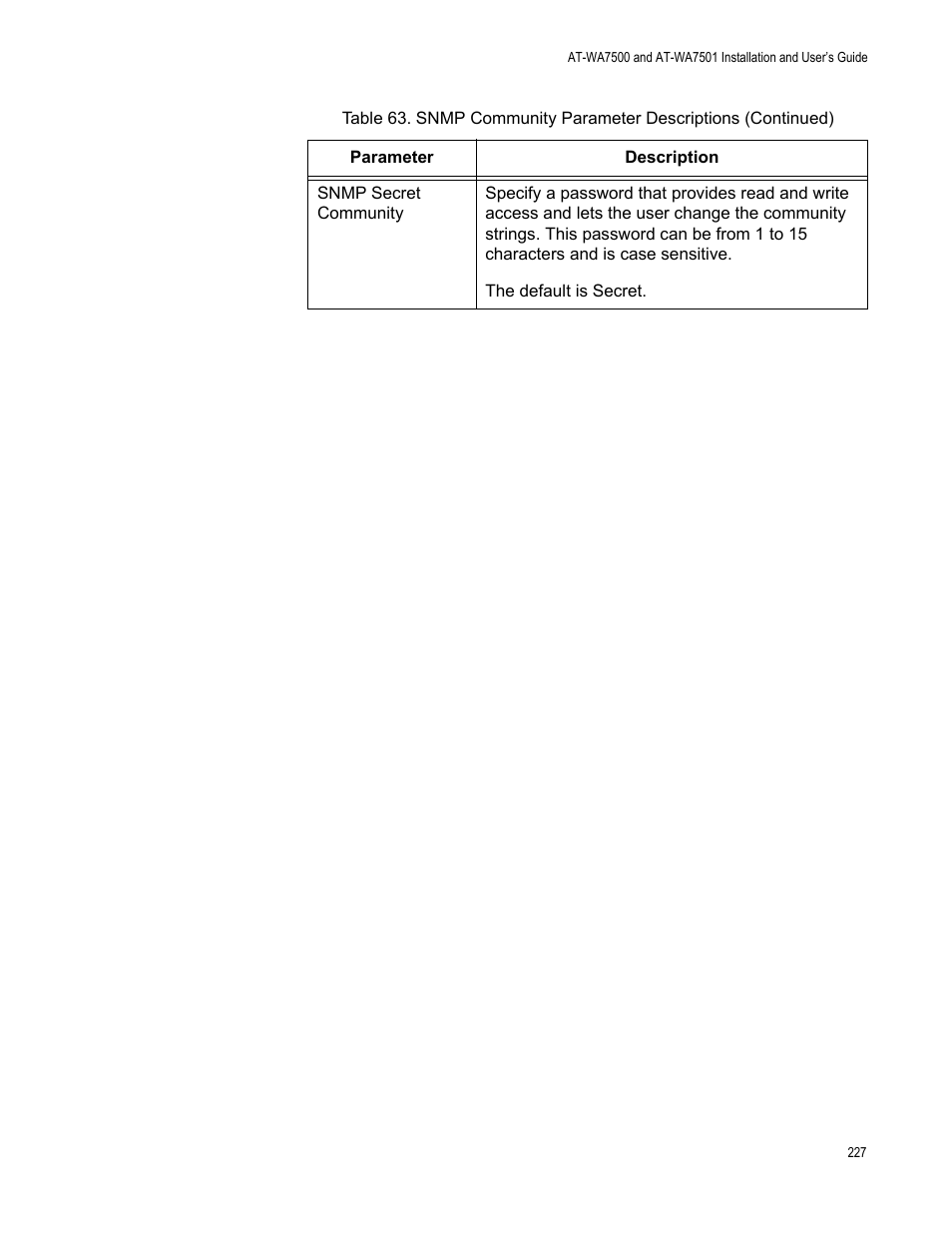 Allied Telesis AT-WA7501 User Manual | Page 227 / 339