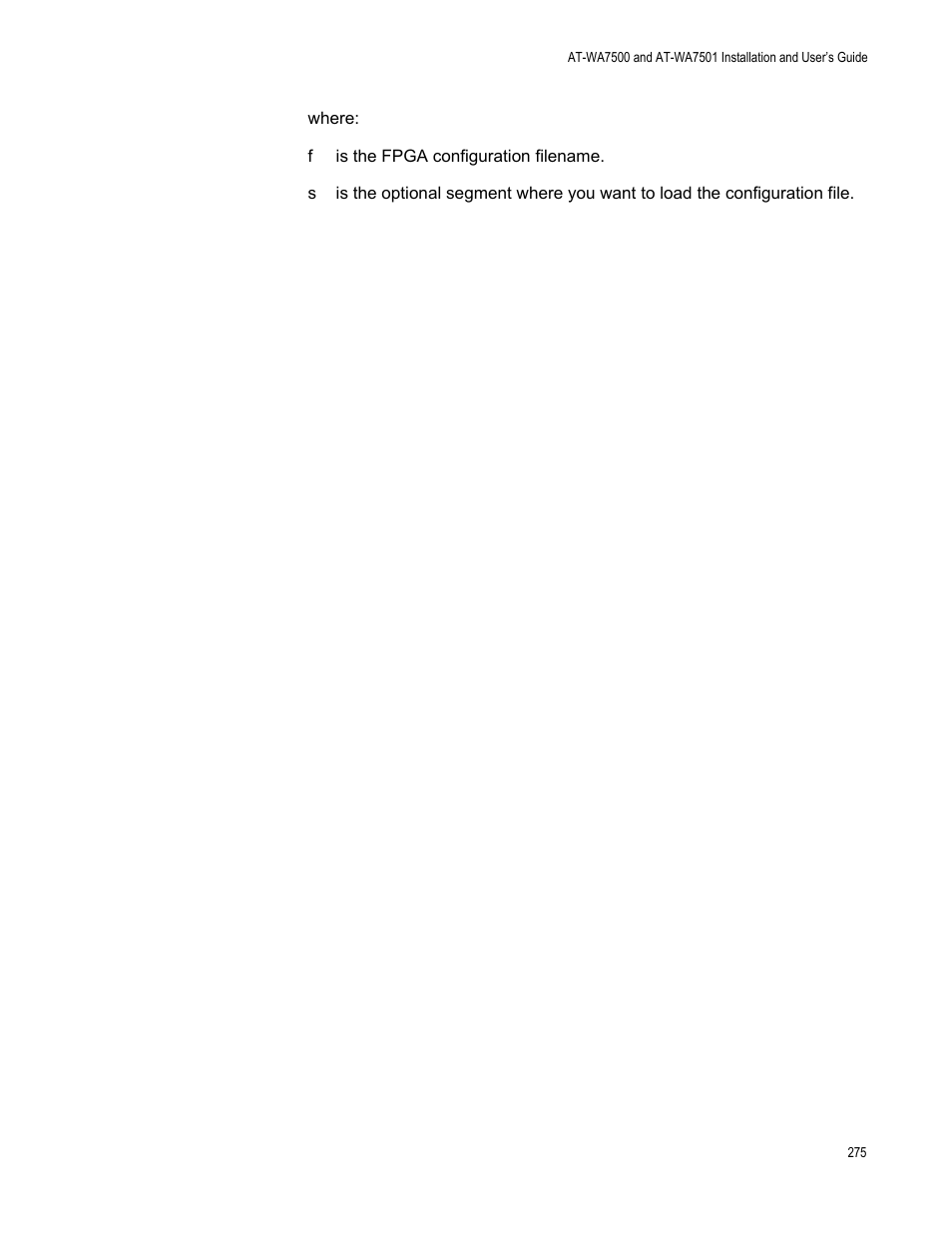 Allied Telesis AT-WA7501 User Manual | Page 275 / 339