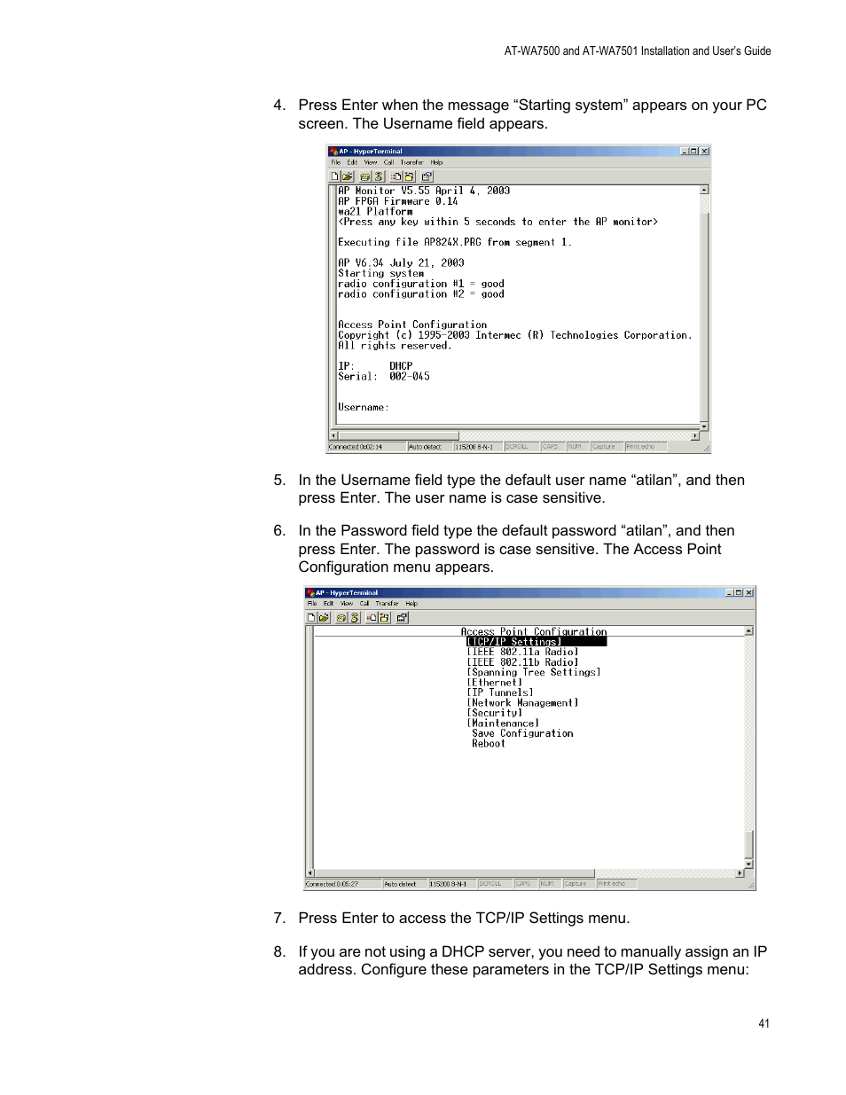Allied Telesis AT-WA7501 User Manual | Page 41 / 339