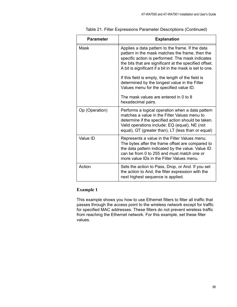 Allied Telesis AT-WA7501 User Manual | Page 89 / 339