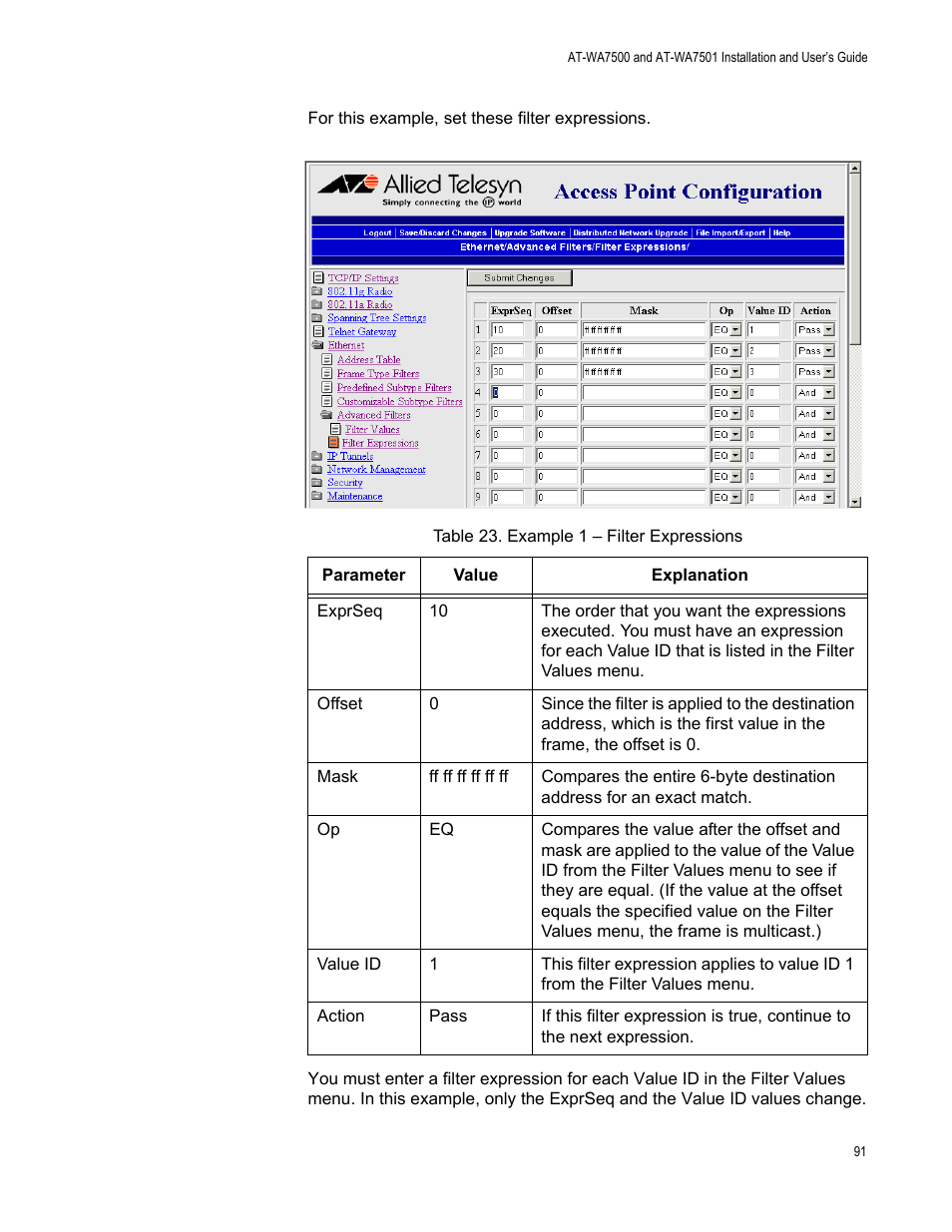 Allied Telesis AT-WA7501 User Manual | Page 91 / 339