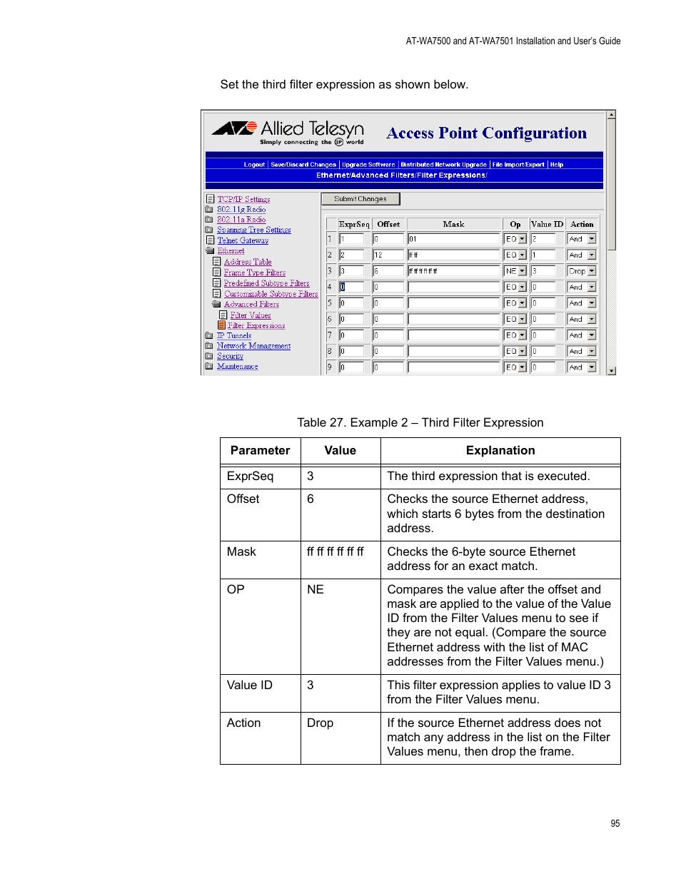 Allied Telesis AT-WA7501 User Manual | Page 95 / 339