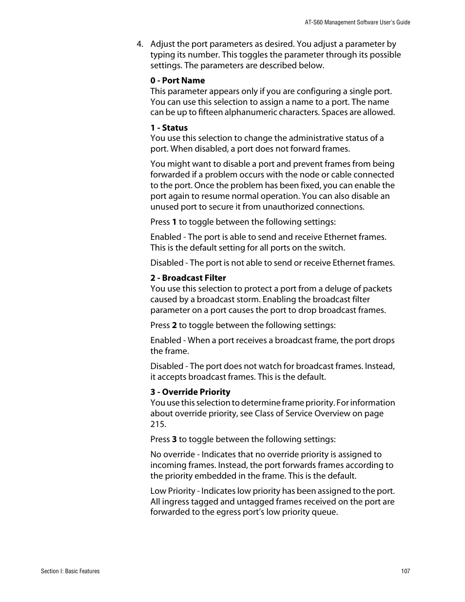 Allied Telesis AT-S60 User Manual | Page 107 / 858