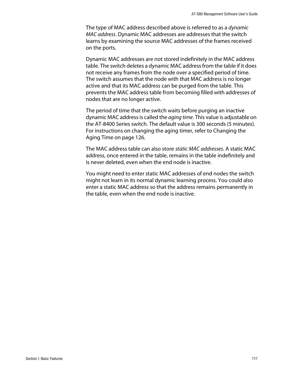 Allied Telesis AT-S60 User Manual | Page 117 / 858