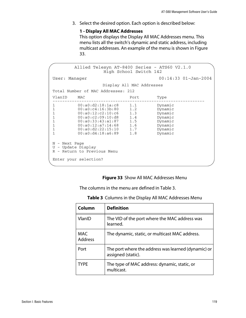 Allied Telesis AT-S60 User Manual | Page 119 / 858