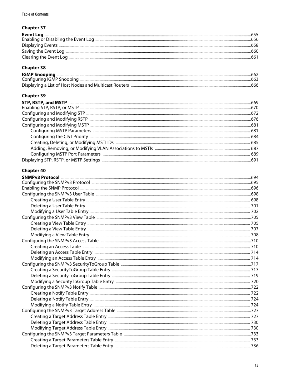 Allied Telesis AT-S60 User Manual | Page 12 / 858