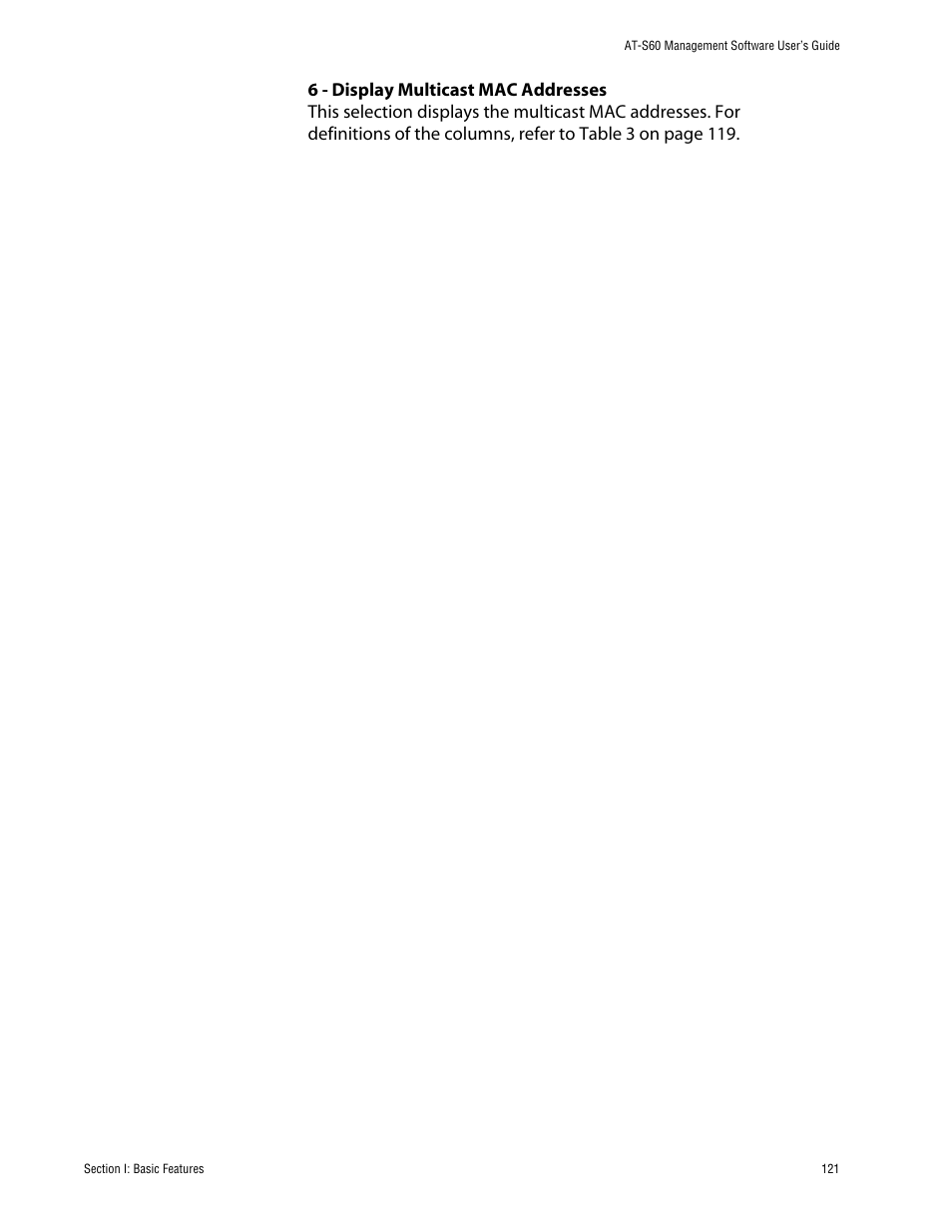 Allied Telesis AT-S60 User Manual | Page 121 / 858