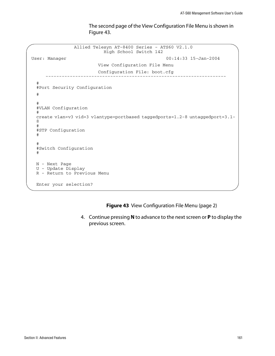 Allied Telesis AT-S60 User Manual | Page 161 / 858