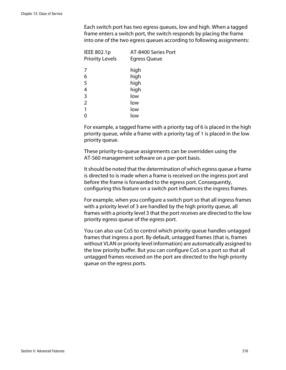 Allied Telesis AT-S60 User Manual | Page 216 / 858