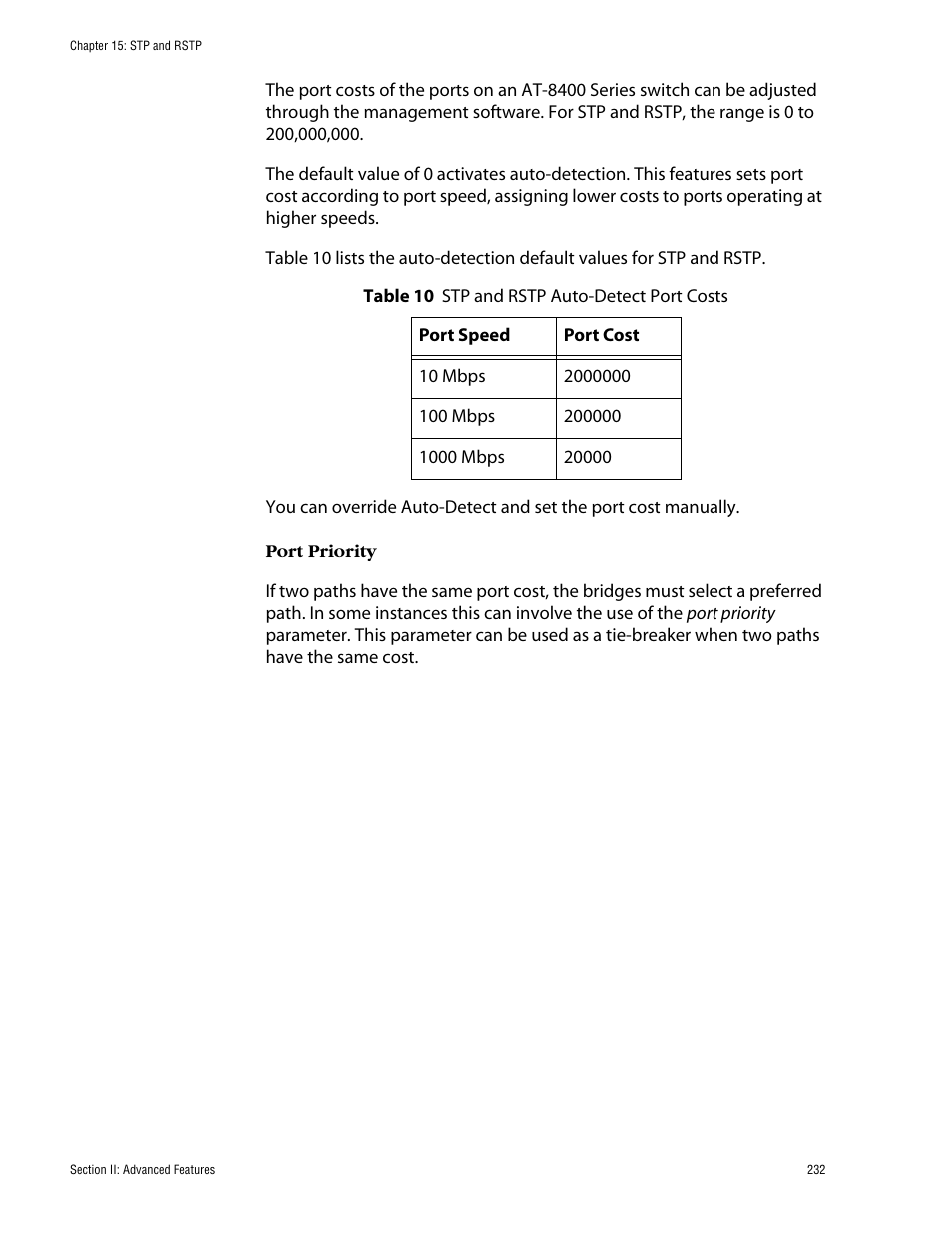 Allied Telesis AT-S60 User Manual | Page 232 / 858
