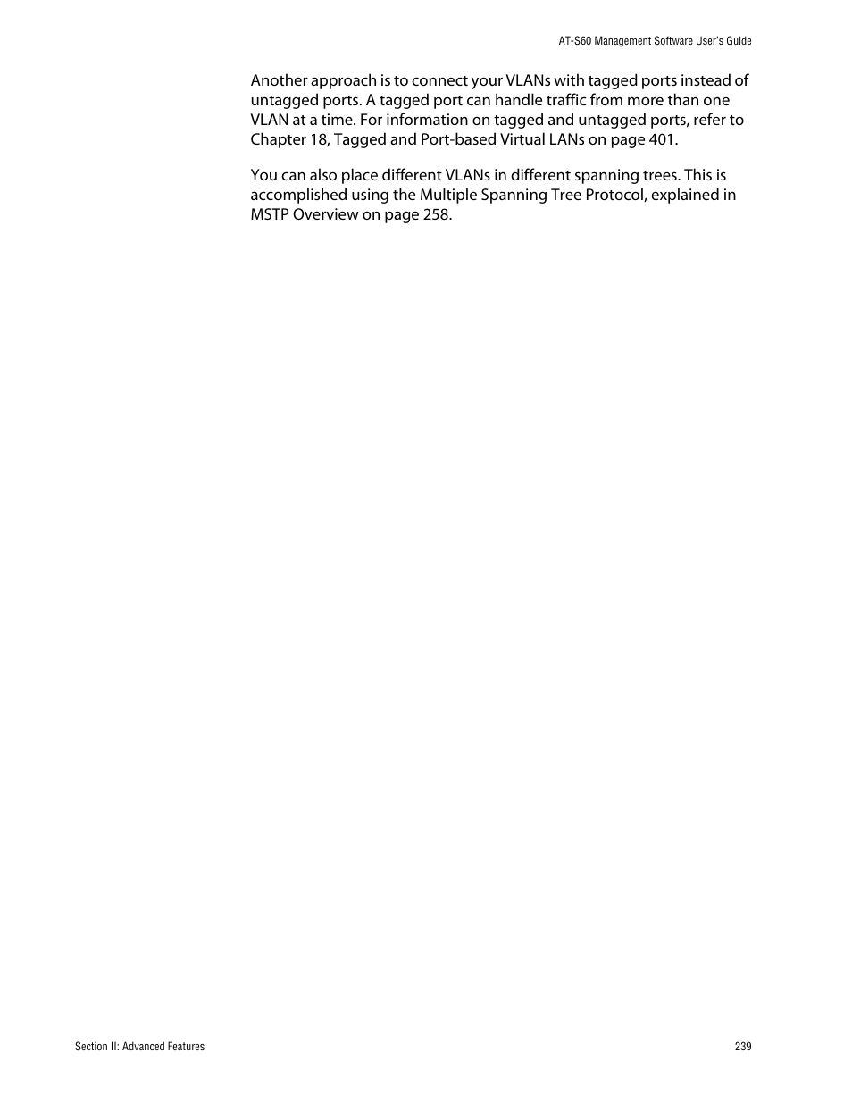 Allied Telesis AT-S60 User Manual | Page 239 / 858