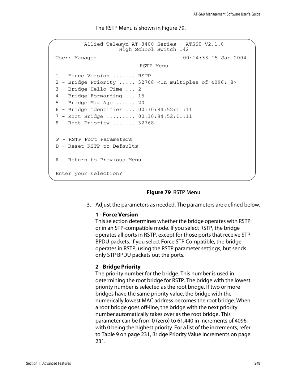 Allied Telesis AT-S60 User Manual | Page 249 / 858