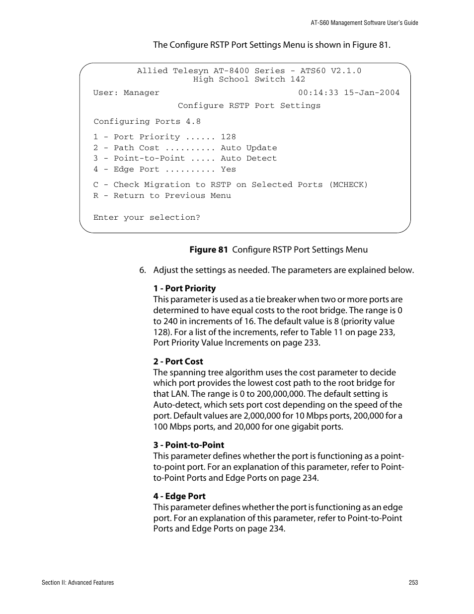 Allied Telesis AT-S60 User Manual | Page 253 / 858