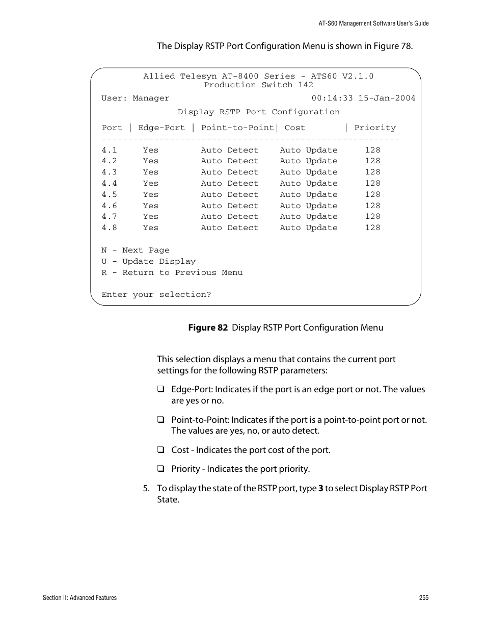 Allied Telesis AT-S60 User Manual | Page 255 / 858