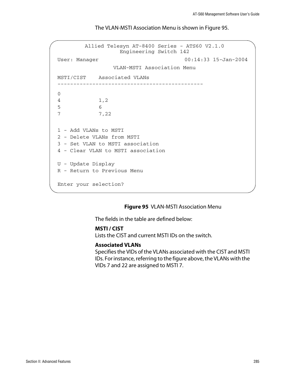 Allied Telesis AT-S60 User Manual | Page 285 / 858